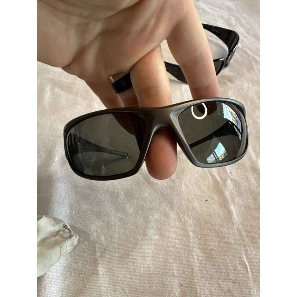 Dirty Dog Polarized Sunglasses Black Wrap Sport‎ 52993/G